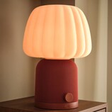 IKEA’s Kulglass Bluetooth speaker lamp (pictured) is now available in some countries. (Image source: IKEA)