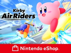 The Kirby Air Riders Nintendo eShop banner is shown (Image source: Nintendo eShop with edits)
