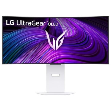 The LG UltraGear OLED 34GX90SA-W ultrawide monitor. (Image source: LG)