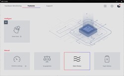 MSI Center performance modes