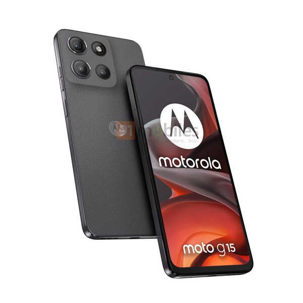 The Moto G15 will have a slightly larger battery capacity than the Moto G14. (Image source: 91Mobiles)