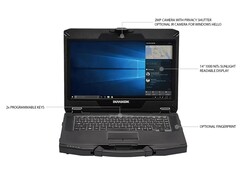 Durabook S14I rugged laptop refreshed with Intel 11th gen Tiger Lake CPUs and GeForce GTX 1050 graphics (Source: Durabook)