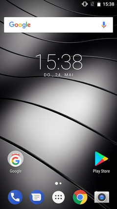 Default home screen