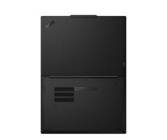 The Lenovo Thinkpad T14 Gen 7 (black).