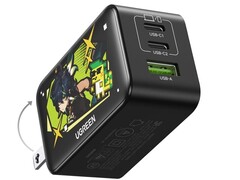 The Ugreen Nexode GaN charger Genshin Impact Edition features two USB-C and one USB-A port (Image source: Ugreen)
