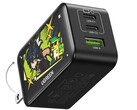 The Ugreen Nexode GaN charger Genshin Impact Edition features two USB-C and one USB-A port (Image source: Ugreen)