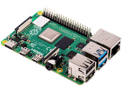 The ClusterCTRL Stack allows you to combine the power of four Raspberry Pi units. (Image source: The Raspberry Pi Foundation)