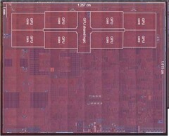 The Apple A12Z Bionic GPU is nearly half of the entire SoC. (Image Source: TechInsights)