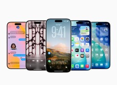 iOS 26 to allow animated music lock screen on third party apps. Generic image displaying several iPhones. (Image source: Apple)