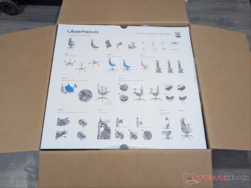 Assembly instructions inside the retail box.