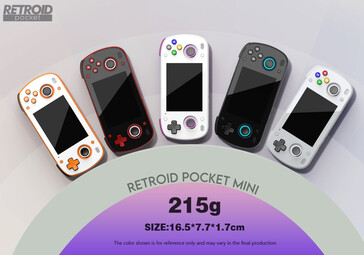 The Retroid Pocket Mini's new colours. (Image source: Retroid)