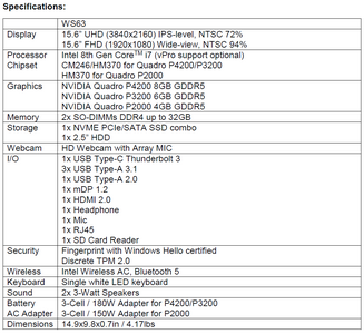 MSI WS63 2018 (Source: MSI)