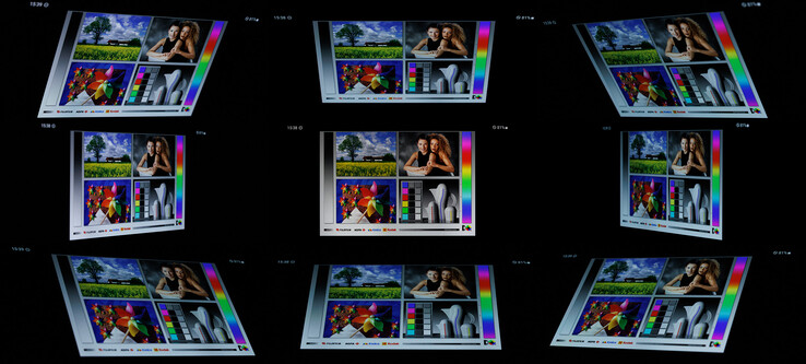 Viewing angle stability of the Samsung Galaxy S23