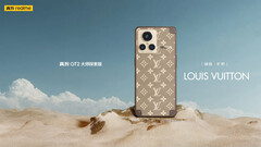 The &quot;Realme x LV&quot; smartphone. (Source: Cosmic Ultra Machine via Weibo)