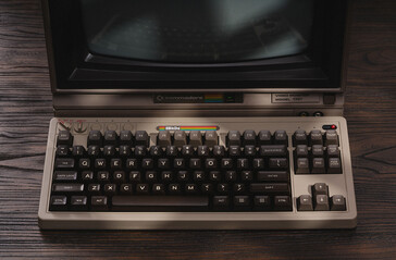 The 8BitDo Retro Mechanical Keyboard C64 Edition is modelled after the Commodore 64. (Image source: 8BitDo)