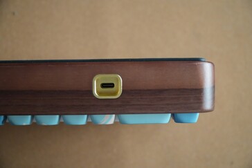 It comes with a USB-C interface (Image source: Abhinav Fating / Notebookcheck)