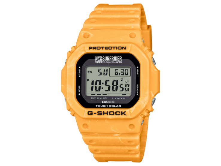 The Casio G-Shock Surfrider Foundation Japan watch. (Image source: Casio)