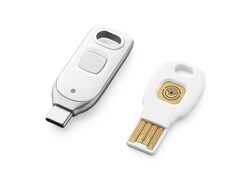 Google&#039;s new Titan Security Key can store up to 250 passkeys on a USB-C stick. (Image: Google)