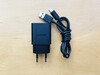 The included European charger and USB Type-A to Type-C cable