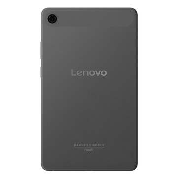 The back of the Luna Grey Nook Reading Tablet 8.7 is different from that of the Lenovo Tab One.