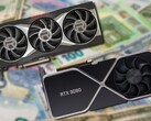 Cards from the Radeon RX 6000 series and GeForce RTX 30 range are still overpriced though. (Image source: AMD/Nvidia/Unsplash - edited)