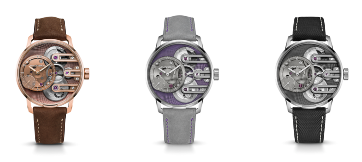 The Gravity Equal Force Ultimate watch comes in three different variations apart from the newly launched blue model. (Image source: Armin Strom)