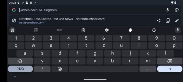 keyboard horizontal