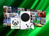 Xbox Series S banner with Game Pass library and controller (Image source: Xbox Wire with edits)