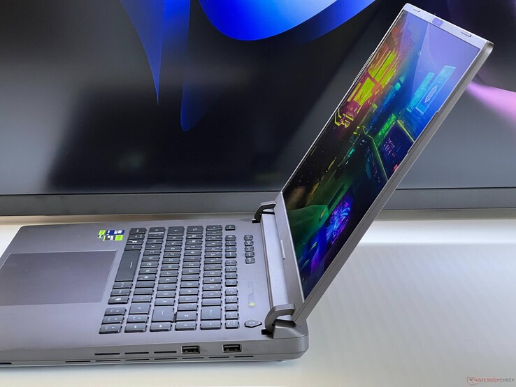 The Asus ROG Strix G16 gaming laptop performs admirably under load.