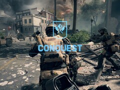 Start of the Conquest game mode in Battlefield 6. (Image source: Notebookcheck)