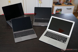 Apple's current MacBook line-up