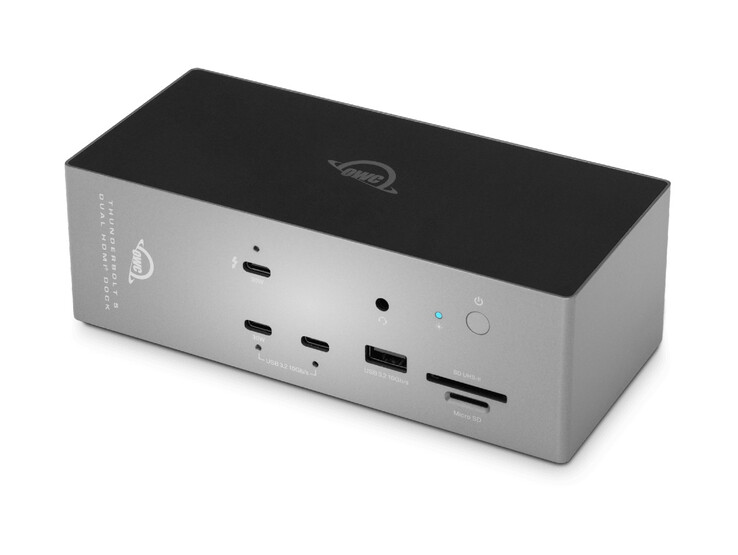 The Thunderbolt 5 dock features a design language that is unmistakably OWC.