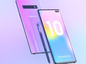 A flaming pink Samsung Galaxy Note 10 would really stand out. (Image source: Phone Arena)