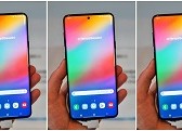 Several renders of the Samsung Infinity-O display. (Source: Twitter)