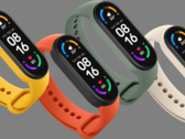 The Mi Band 7 should launch in multiple colours, Mi Band 6 pictured. (Image source: Xiaomi)