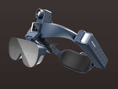 The Utrack AR glasses have a thermal camera and several expansion options (Image source: Utech)