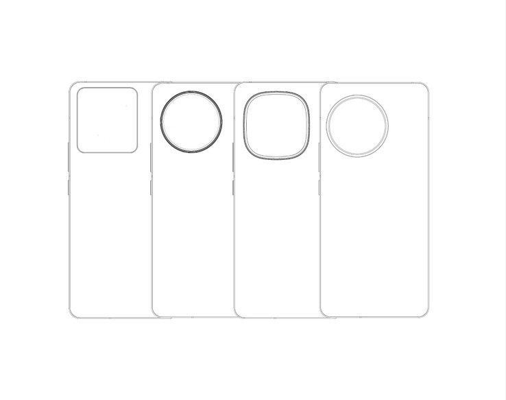 Four allegedly upcoming "Snapdragon 8 Gen 4" smartphones. (Source: Digital Chat Station via Weibo)