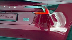 2024 Tesla Model 3 Performance with Ludicrous badge (image: Des Williams/X)