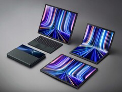 The Asus Zenbook 17 Fold OLED might be getting some competition from Apple next year. (Image source: Asus)
