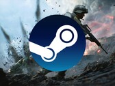 Battlefield 2042 banner shown with Steam logo (Image source: Steam with edits)