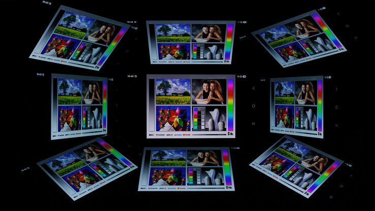 The Samsung Galaxy S25 Ultra's viewing-angle stability