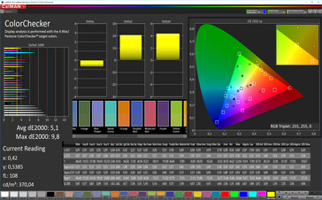CalMAN - Color accuracy, Standard (sRGB)
