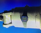 The Casio F91W, tied to the manipulator arm of an ROV. (Image source: Watches of Espionage)