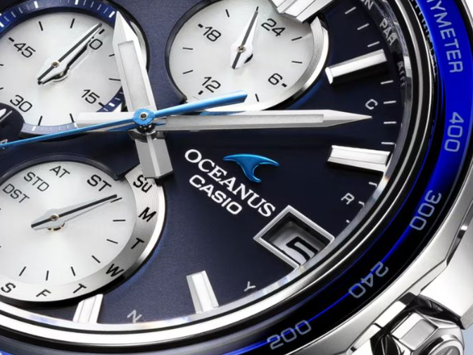 Casio's new titanium Oceanus OCW-P3000 leaked with rotating bezel