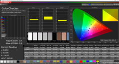 CalMAN ColorChecker (AdobeRGB color space)