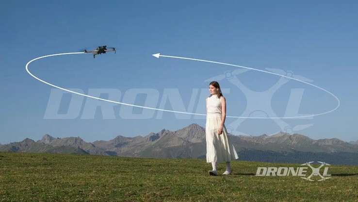 DJI is said to have improved its 360° ActiveTrack technology for the Mini 5 Pro. (Image source: via DroneXL)