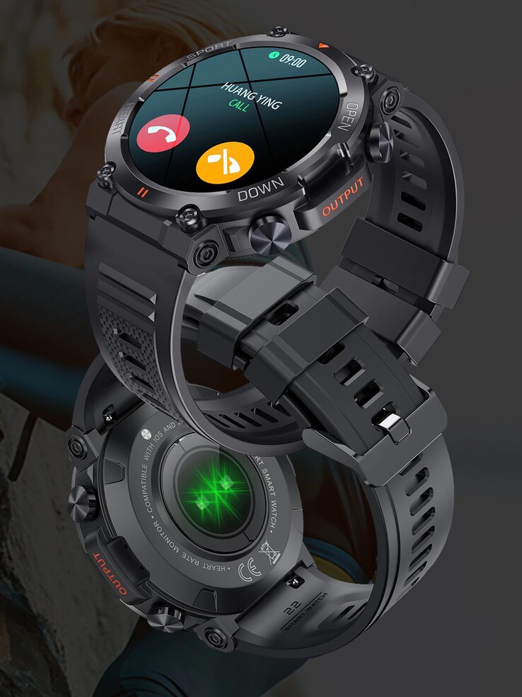 The EIIGIS K56 Pro smartwatch. (Image source: EIGIIS)