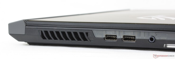 Left: 2x USB-A 3.2 Gen. 1, 3.5 mm combo audio