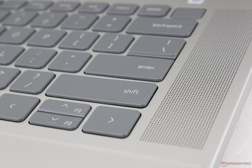 Cramped arrow keys despite the larger 16-inch form factor