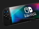 The new Nintendo Switch 2 could be unveiled very soon (Image source: @Onleaks / 91mobiles)